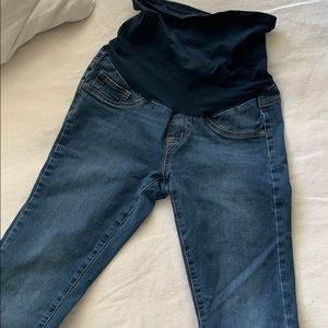 Luxe essentials denim maternity jeans